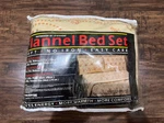 Vtg Stevens Poly Cotton Flannel Iron Full Bed Sheet Set Calico Medallion Nos. Fixed Price $48.00.