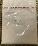Matouk Astrid Queen Flat Sheet. Fixed Price $95.00.