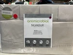 Antimicrobial Silvadur 6PC Queen Size Sheet Set 800TC Color Light Gray Nip. Fixed Price $58.00.