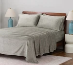 Berkshire Velvetsoft Sheet Set With Extra Pillowcases Queen Sage Color. Fixed Price $61.19.
