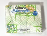 Cannon Monticello Full Fitted Bottom Sheet Set Floral For 54X76 In Mattress. Fixed Price $28.00.