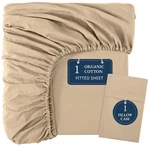 Lane Linen Fitted Sheet Full Size, 100% Organic Cotton, 3PC Set (1 She.... Fixed Price $45.81.