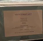 South Street Loft Queen Solid Blue Sheet Set 100% Polyester Rn #98506. Fixed Price $35.00.