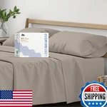 Mayfair Linen 100% Organic Cotton Percale Sheets - Twin 3 Pc Set, 16" Deep Pocke. Fixed Price $46.96.