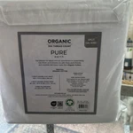 Pure Earth Organic Cotton Bed Sheet Set 6PCS *split* Cal King White 100%. Fixed Price $49.99.
