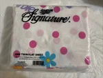Barbie Multicolor Signature Twin Flat Sheet Cotton Blend. New Sealed. 66X96. Fixed Price $24.99.