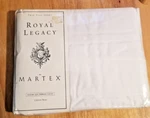 Royal Legacy Martex Twin Flat Sheet White Vintage Luxury 250 Thread Count Sealed. Fixed Price $14.99.