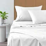 Pizuna Pure 100% Cotton Queen Size Sheets, 800 Thread Count Long Staple Cotto.... Fixed Price $215.02.