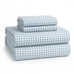 Lane Linen 100% Cotton Flannel Set Queen Size Sheets, 4-PIECE. Fixed Price $63.49.