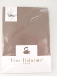 Yves Delorme Triomphe Taupe Queen Flat Sheet Solid Sureau Cotton Sateen New. Fixed Price $95.00.