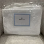 New Frette For The Ritz Carlton White Tuxedo Stripe Queen Flat Sheet Luxury 400. Fixed Price $179.99.