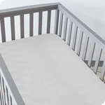 Crib Fitted Sheets Pack 52X28 Morning Sun Cloud Grey Soft Microfiber. Fixed Price $28.89.