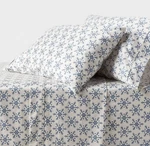 Holiday Flannel Sheet Set Queen Threshold 100% Cotton Xmas White. Fixed Price $46.99.