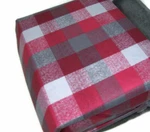 Traditions Holiday Collection Microfiber Burgundy Red King Sheet Set Plush Throw. Fixed Price $34.20.