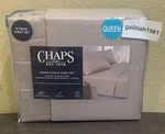 Chaps By Ralph Lauren 6PC Queen Sheet Set With 4 Pillowcases Light Taupe Stripe. Fixed Price $41.99.