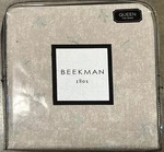 Beekman 1802 Minetto Queen Flat Sheet Woodsmoke. Fixed Price $39.95.
