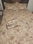 Jla Home Queen Comforter Shams Bed Skirt Sheets & Valances Gold Jacquard Corded. Fixed Price $129.99.