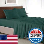Elegant Comfort Luxury 4-PIECE Sheet Set Bedding 1500 Premium. Fixed Price $52.47.