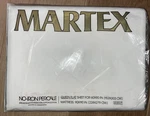Martex No-iron Fitted Percale Sheet White Queen 60X80. Fixed Price $20.00.