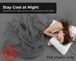 Royale Linens Twin Flat Sheet Set 6PK - Grey Microfiber Top. Fixed Price $42.99.