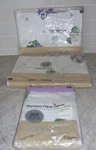 Cannon Supreme Percale Full Double Flat-fitted-pillowcases Violets Sheet Set Nip. Fixed Price $29.99.