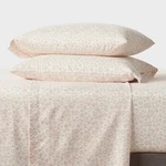 Room Essentials Printed Microfiber Sheet Set - Orange Ditsy Floral, King #8467. Fixed Price $23.96.