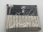 Karin Tommy Hilfiger Twin Sheet 100% Cotton Flat Striped Red Blue. Fixed Price $44.99.