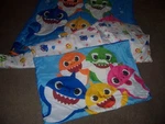 New Baby Shark Toddler Bedding Sheet Set 3PCS Kids With Reversible Comforter. Fixed Price $44.34.