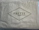 Frette King Flat Sheet White Cotton Sateen Italy Pre-owned. Fixed Price $89.99.