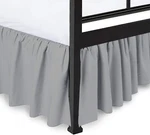 Twin Ruffled Bed Skirt With Split Corners - 16 Inch Drop Hotel Quality Brushed M. Fixed Price $47.57.