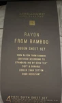 Modavari Home Fashions Rayon From Bamboo Queen Sheet Set Gray Oeko-tex. Fixed Price $30.00.