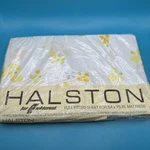 Vintage 1970S Full Fitted Sheet Fieldcrest Halston's Flower New. Fixed Price $22.80.