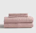 Nwot Quince European Linen Sheet Set 4 Piece King Dusty Mauve. Fixed Price $147.00.