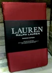 2 Ralph Lauren Dunham Cotton Sateen Pillowcase Admiral Christmas Red New - King. Fixed Price $49.95.