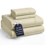 Casa Platino Cooling King Bed Sheets 4 Piece Set, Prewashed Ultra Soft Micr.... Fixed Price $35.35.