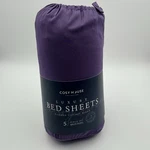 Cosy House Luxury Bamboo Viscose Blend 5 Piece Split King Sheet Set Purple Color. Fixed Price $55.00.