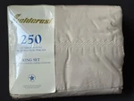 New *king Fieldcrest Flat & Fitted Sheet Pillowcases Vintage Embroidered Percale. Fixed Price $124.95.