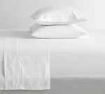 Pottery Barn - Belgian Flax Linen Hemstitch Sheet Set New Sale. Fixed Price $139.99.