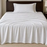 Gokotta Queen Bamboo Sheet Set White 3PC Cooling Rayon Deep Pocket Soft Eco. Fixed Price $55.00.