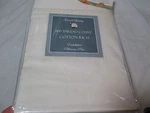 New Grand Luxury Lattice Lace Embellished Hem Ivory Standard Pillowcase Pair Nip. Fixed Price $22.98.